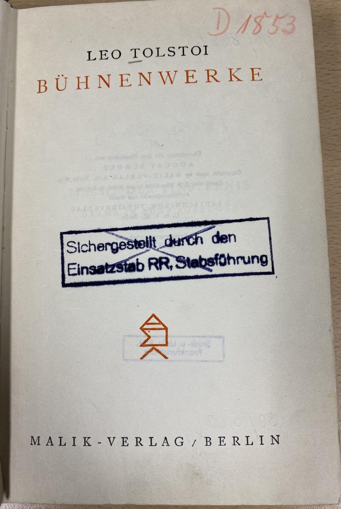 00/8662 Bd. 14 : Bühnenwerke  (1928)