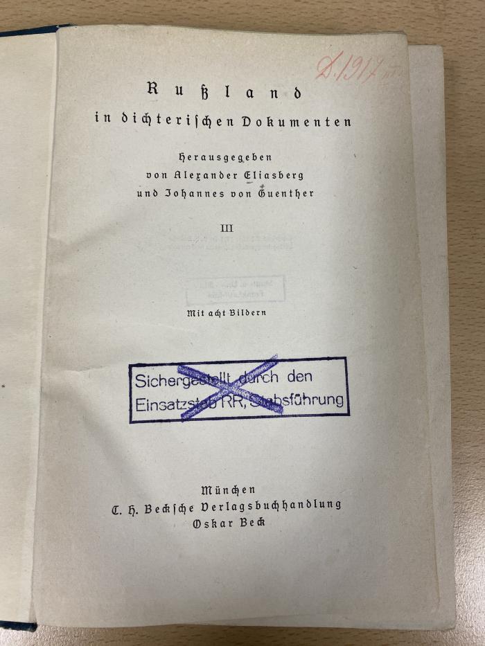 00/8950 Bd. 3 : [Rußland, wie es fühlt]  (1924)
