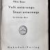 00/4010 : Volk unterwegs - Staat unterwegs : ein jüd. Buch (1936)