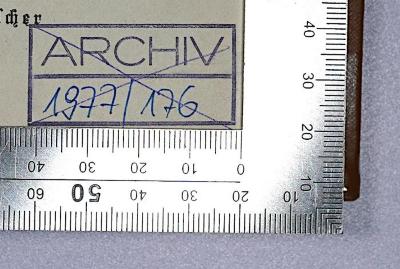 C / VOI 2 : Grundrente und Wohnungsfrage in Berlin und seinen Vororten (1901);- (Archiv Stadt- u. Regionalplanung am Institut für Soziologie), Stempel: Datum, Nummer, Signatur; 'Archiv 1977/176'. 
