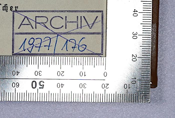 C / VOI 2 : Grundrente und Wohnungsfrage in Berlin und seinen Vororten (1901);- (Archiv Stadt- u. Regionalplanung am Institut für Soziologie), Stempel: Datum, Nummer, Signatur; 'Archiv 1977/176'. 
