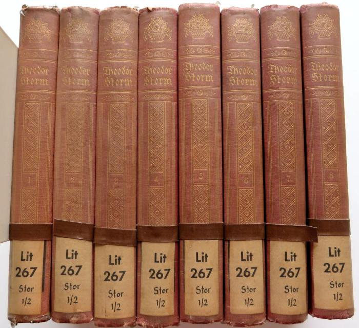 Lit 267 Stor 1/2 : Theodor Storm. Sämtliche Werke (1926)