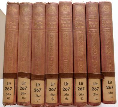 Lit 267 Stor 1/2 : Theodor Storm. Sämtliche Werke (1926)