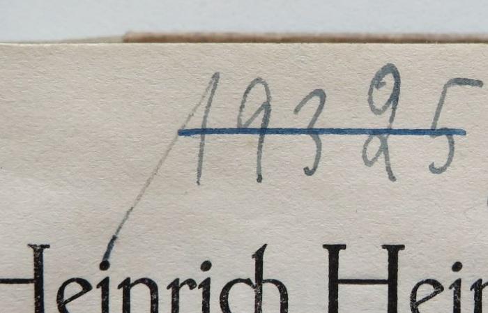- (NSDAP-Gauarchiv Südhannover-Braunschweig), Von Hand: Nummer; '19325'. 