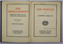 Ig 244 : Die Gesellschaft: 16. Die Schule
 (1907)