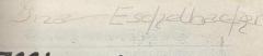 - (Eschelbacher, Ina), Von Hand: Autogramm; 'Ina Eschelbacher'. 