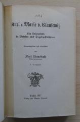 1376 : Karl u. Marie v. Clausewitz : ein Lebensbild in Briefen und Tagebuchblättern (1917)
