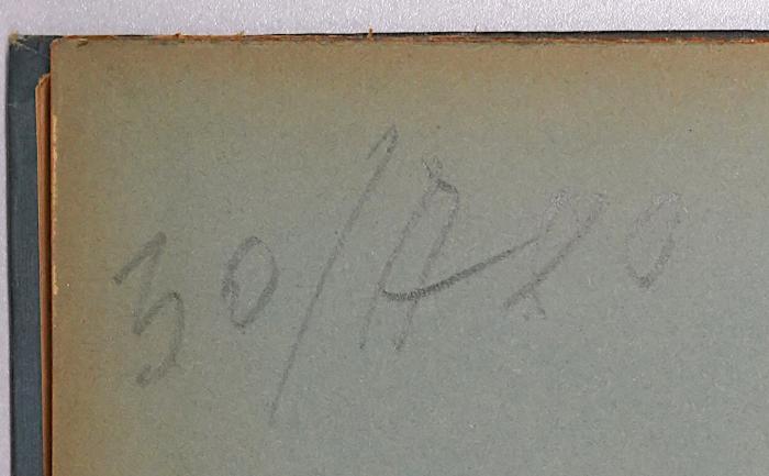 Ig 171 : Les Transformations Du Pouvoir (1899);-, Von Hand: Signatur; '30/ A[lo]'