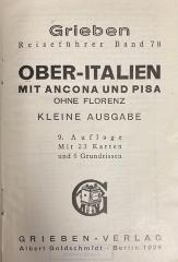 00/12751 : Ober-Italien mit Ancona und Pisa, ohne Florenz (1929)