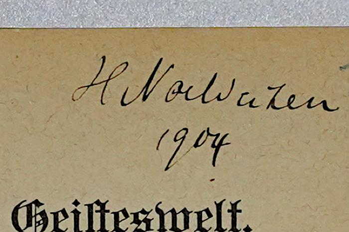 B 211 : Die ständischen und sozialen Kämpfe in der römischen Republik (1900);-, Von Hand: Autogramm, Name, Datum; 'H [Nahuten]?/[Nawuten]? 1904'