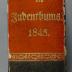 296.05 (43) ALLG : Allgemeine Zeitung des Judenthums (7. Jahrgang) (1843)