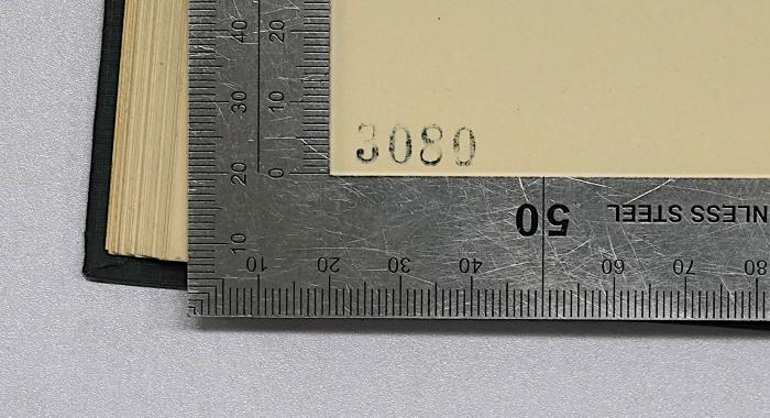 Be 659 : Statistics of Jews 1931 (1931);-, Stempel: Nummer; '3080'