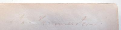 - (Hammerstein, Max), Von Hand: Autogramm; 'Max Hammerstein.'. 
