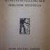 IV 3370 3: Katalog der dritten Kunstausstellung der Berliner Secession (1901)