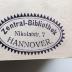- (Arbeiter-Bildungs-Ausschuß Hannover. Zentral-Bibliothek), Stempel: Name, Ortsangabe; 'Zentral-Bibliothek / HANNOVER / Nikolaistr. 7'.  (Prototyp)