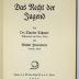 Be 988 (ausgesondert) : Das Recht der Jugend. (1930)