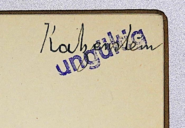 Be 988 (ausgesondert) : Das Recht der Jugend. (1930);- (Katzenstein, Simon), Von Hand: Autogramm, Name; 'Katzenstein'. 