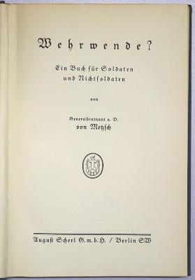B 855 : Wehrwende? (1930)