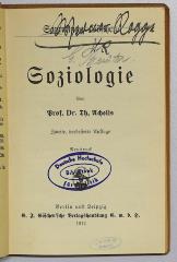 Be 863<2> : Soziologie
 (1912)