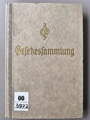 00/3972 : Gesetzes-Sammlung des Deutschen Unabhängigen Ordens der Odd Fellows J.O.O.F. in der Gerichtbarkeit der G.L.D.R. (1924)