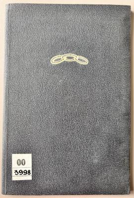 00/3998 : Ritual I.O.O.F : velelože československé republiky pro tábory patriarchù (1936)