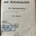 1971 A 16247 (Slg. Sozialistica): Sozialismus und Kolonialpolitik : Eine Auseinandersetzung (1907)