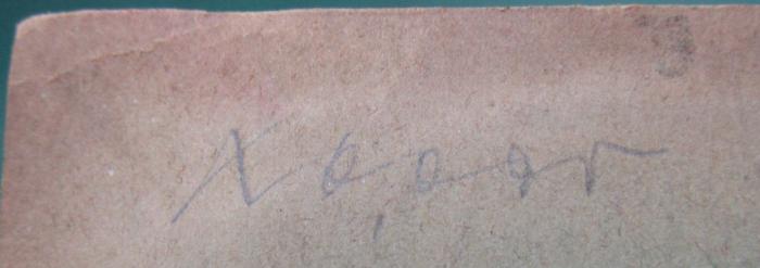 Hl 207: Das Soziologische in Kants Erkenntniskritik : Ein Beitrag zur Auseinandersetzung zwischen Naturalismus und Kritizismus (1924);- (unbekannt), Von Hand: Nummer; 'A 6000'. 