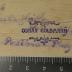 -, Stempel: Name; 'Oskar Goldmann'