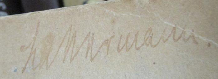 Bi 169 1 2.Ex.: Das moderne Polen. Teil I. Land, Volk und Wirtschaft : Die landeskundlichen Grundlagen der politischgeographischen Entwicklung (1932);- (Lattermann, Alfred), Von Hand: Autogramm, Name; 'Lattermann.'. 
