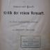 Hl 232: Populäre Darstellung von Immanuel Kant's Kritik der reinen Vernunft (1881)