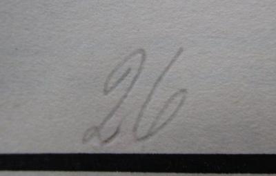 Hl 235: Die Idee des Gesetzes in der praktischen Vernunft (1938);- (Bergungsstelle 026, Institut für ostdeutsche Fragen), Von Hand: Nummer; '26'.  (Prototyp)