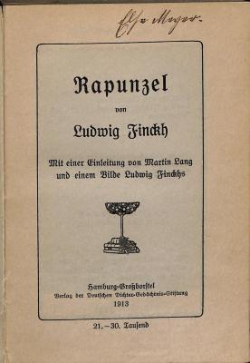 DLIT10994 : Rapunzel (1913)