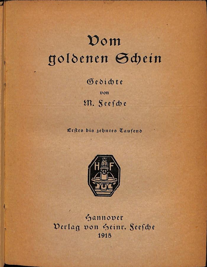 DLIT10984 : Vom goldenen Schein (1918)