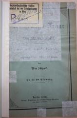 1971 A 19901 (Slg. Sozialistica): Die Währungs-Frage und die Sozialdemokratie : eine gemeinfaßliche Darstellung der währungspolitischen Zustände und Kämpfe (1896)