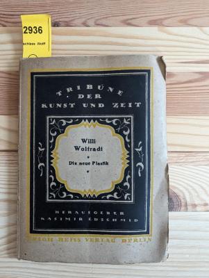 K25A B2936 : Die neue Plastik (1920)
