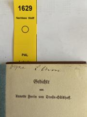 K16B B1629 : Gedichte (1912)