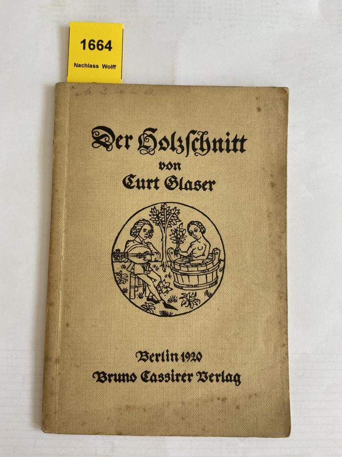 K16B B1664 : Der Holzschnitt (1920)