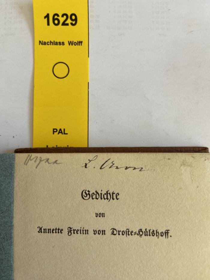 K16B B1629 : Gedichte (1912)