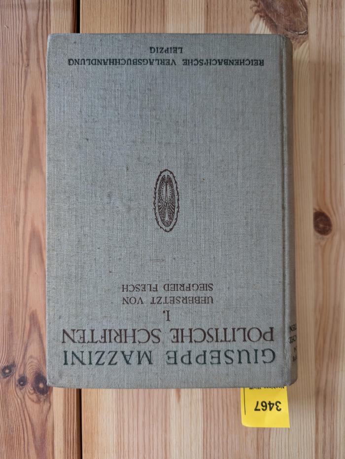 K28A B3467 : Politische Schriften (1911)