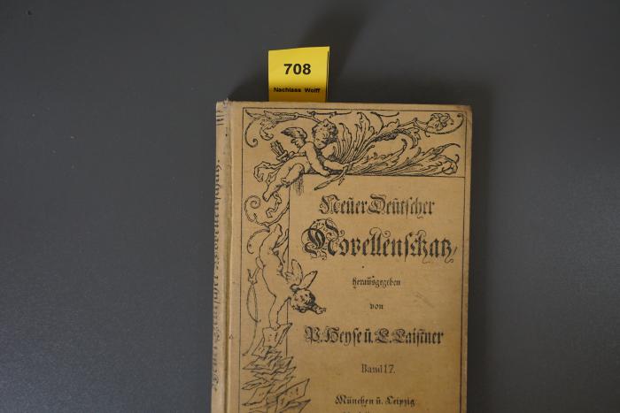 K8 B708 : Neuer Deutscher Novellenschatz (1886)