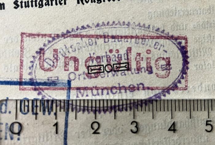 -, Stempel: Besitzwechsel: ungültig; 'Ungültig'
