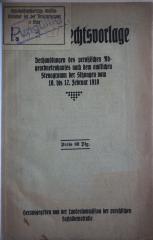 1971 A 19918 (Slg. Sozialistica): Die Wahlrechtsvorlage : Verhandlungen des preußischen Abgeordnetenhauses nach dem amtlichen Stenogramm der Sitzungen vom 10. bis 12. Februar 1910 (1910)