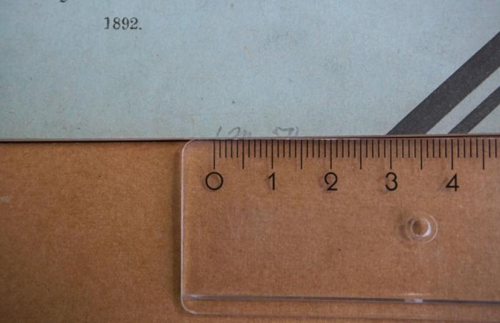 - (Sozialwissenschaftliche Studienbibliothek (Wien)), Von Hand: ; 'I M 57I[?]'. 