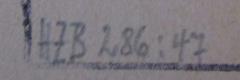 - (Städtische Volksbücherei Berlin- Prenzlauer Berg), Von Hand: Inventar-/ Zugangsnummer, Signatur; 'HZB [###:JJ]'.  (Prototyp)