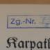 741.2  : Karpathen- und Dnjester-Schlacht 1915 : Korps Bothmer (3. Garde-Inf.Div., 1. Inf.Div., 38. Honved-Div.) von Munkacz bis zur Zlota Lipa  (1927)