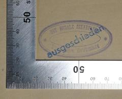 - (Det Sociale Sekretariat […] Christiansborg), Stempel: Ortsangabe, Name; 'Det sociale Sekretariat [...], Christiansborg'. 