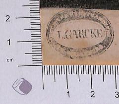 - (Garcke, Louis ), Stempel: Name; 'L. Garcke'. 