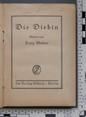  Die Diebin (1922)