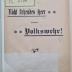 1971 A 19925 (Slg. Sozialistica): Nicht stehendes Heer sondern Vorkswehr! (1898)