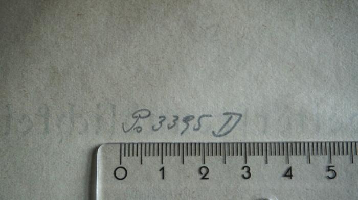 - (Pernerstorfer, Engelbert;Sozialwissenschaftliche Studienbibliothek (Wien)), Von Hand: Signatur; 'Ps 3395 D'. 